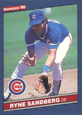 1986 Donruss Ryne Sandberg #67 Baseball Card
