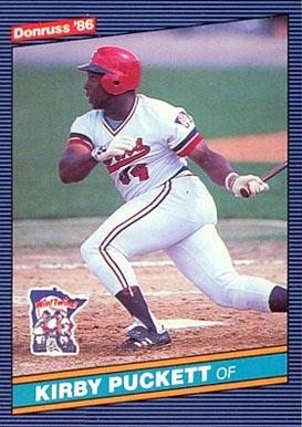 1986 Donruss Kirby Puckett #72 Baseball Card