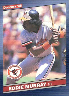 1986 Donruss Eddie Murray #88 Baseball Card