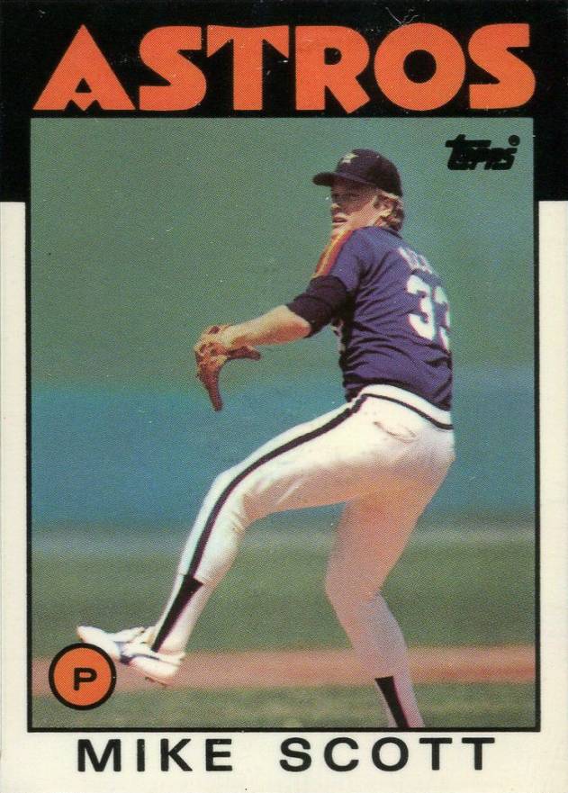 1986 Topps Tiffany Mike Scott #268 Baseball Card