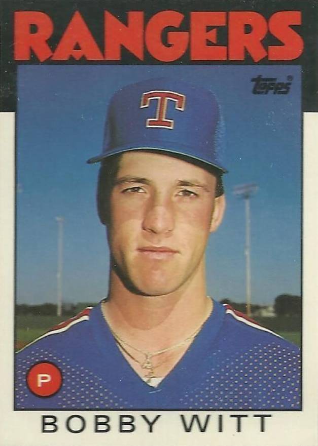 1986 Topps Traded Bobby Witt #126T Baseball Card