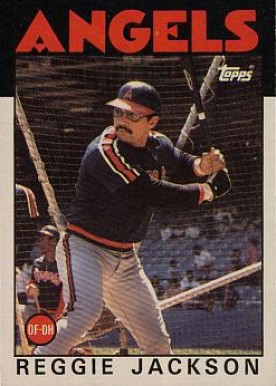1986 Topps Reggie Jackson #700 Baseball Card