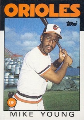 1986 Topps Mike Young #548 Baseball Card