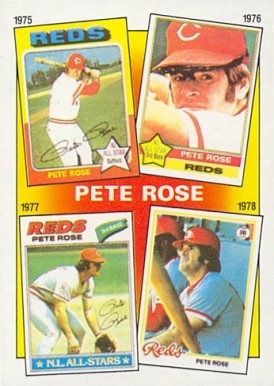 1986 Topps Pete Rose #5 Baseball Card