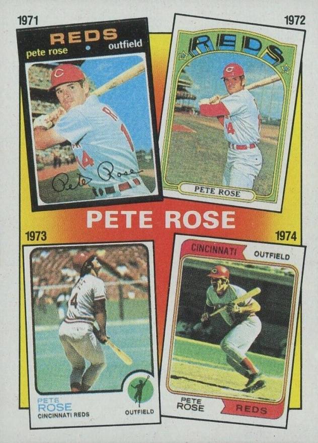1986 Topps Pete Rose #4 Baseball Card