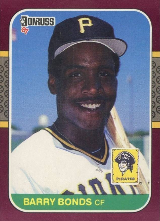 1987 Donruss Opening Day Barry Bonds #163c Baseball Card
