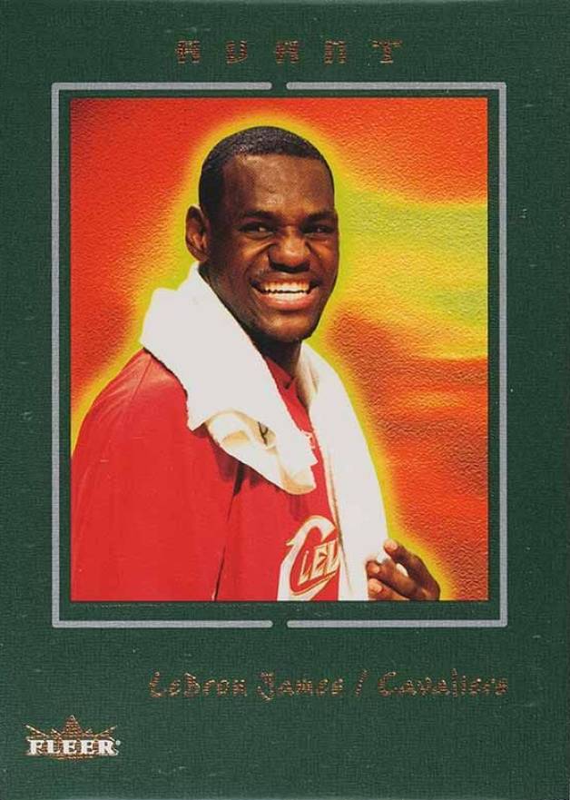 2003 Fleer Avant LeBron James #65 Basketball Card