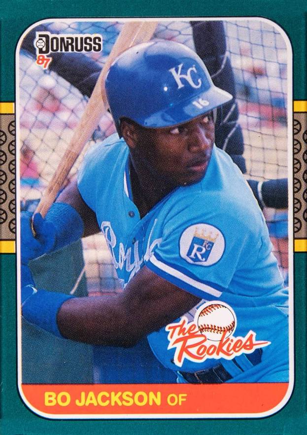 1987 Donruss Rookies Bo Jackson #14 Baseball Card