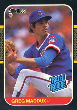 1987 Donruss Greg Maddux #36 Baseball Card