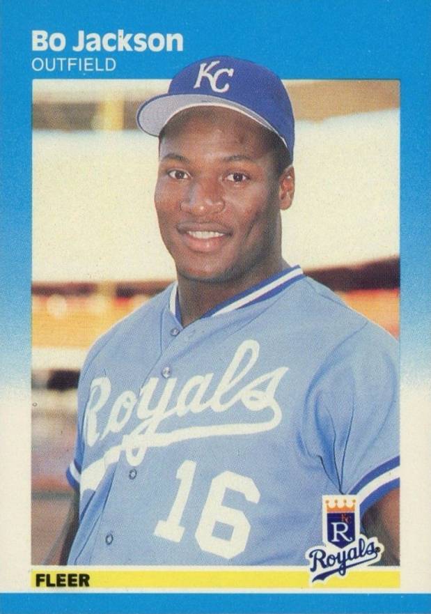 1987 Fleer Glossy Bo Jackson #369 Baseball Card