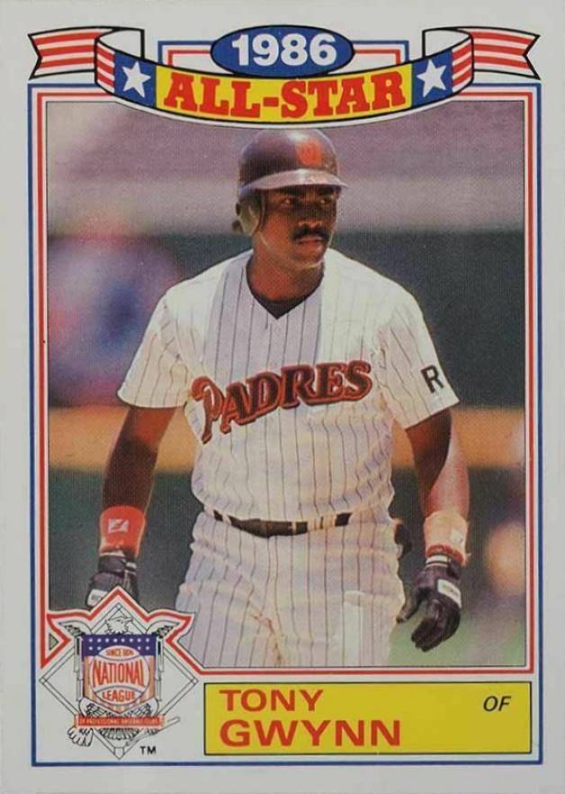 1987 Topps All-Star Glossy Set of 22 Tony Gwynn #6 Baseball Card