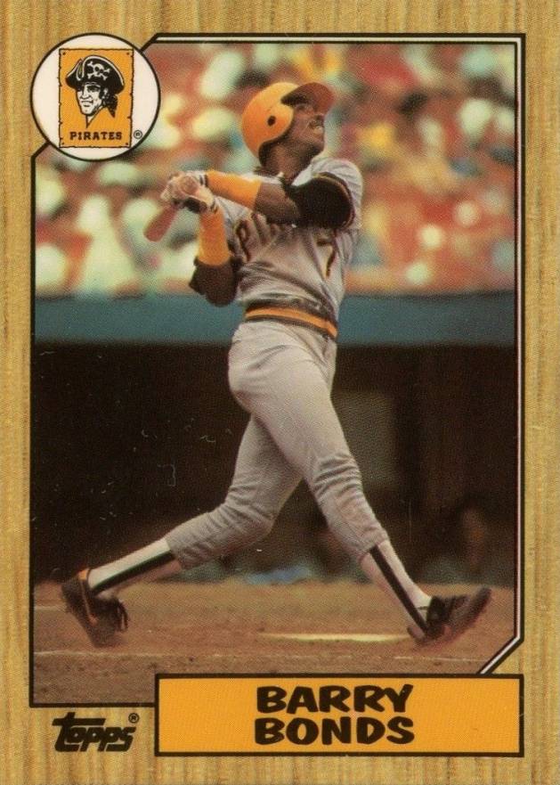 1987 Topps Tiffany Barry Bonds #320 Baseball Card