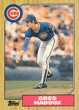 1987 Topps Traded Greg Maddux #70T Baseball Card