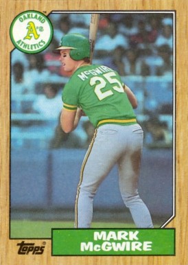 1987 Topps Mark McGwire #366 Baseball Card
