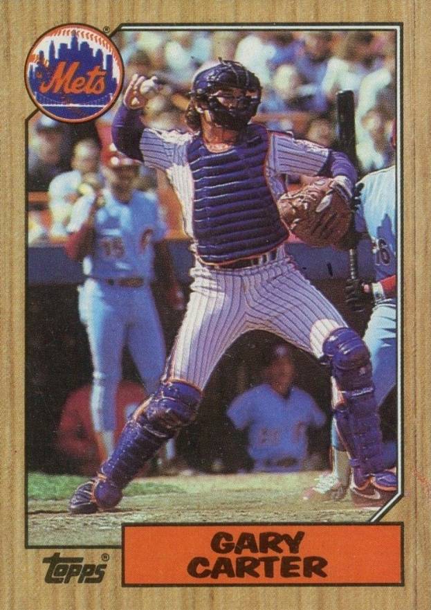 1987 Topps Gary Carter #20 Baseball Card