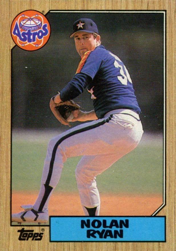 1987 Topps Nolan Ryan #757 Baseball Card
