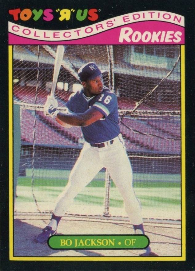 1987 Toys R Us Rookies Bo Jackson #13 Baseball Card