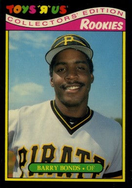 1987 Toys R Us Rookies Barry Bonds #4 Baseball Card