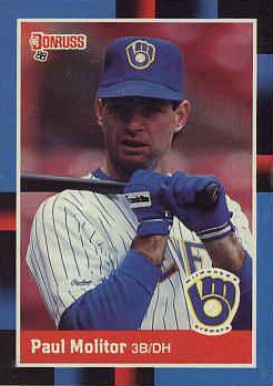 1988 Donruss Paul Molitor #249 Baseball Card