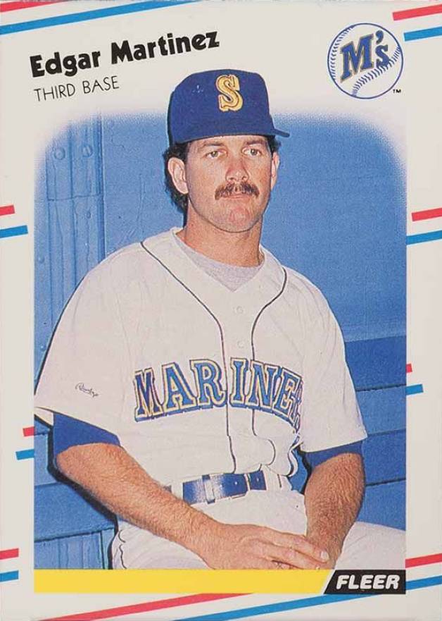1988 Fleer Edgar Martinez #378 Baseball Card