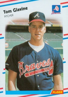1988 Fleer Tom Glavine #539 Baseball Card