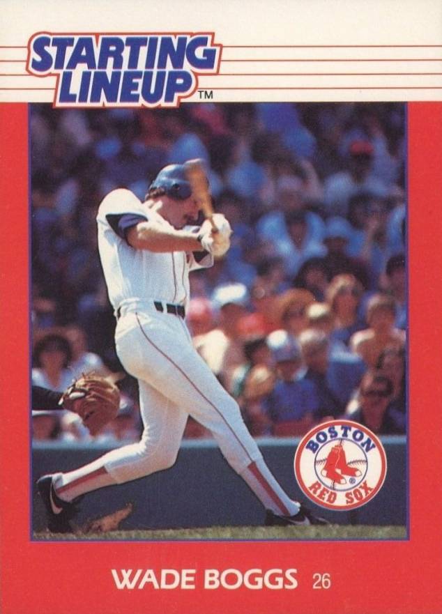 1988 Kenner Starting Lineup Wade Boggs # Baseball Card