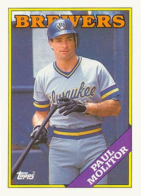 1988 Topps Paul Molitor #465 Baseball Card