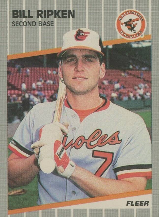1989 Fleer Bill Ripken #616wo Baseball Card