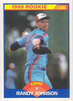1989 Score Randy Johnson #645 Baseball Card