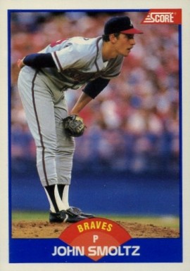 1989 Score John Smoltz #616 Baseball Card