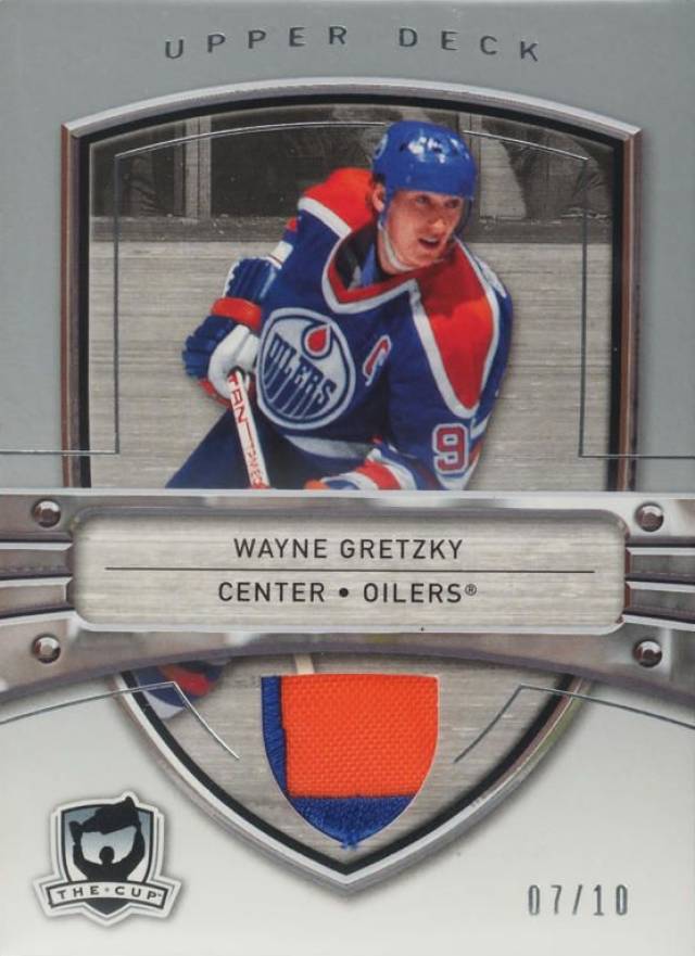 2005 Upper Deck the Cup Patch Wayne Gretzky #P-45 Hockey Card