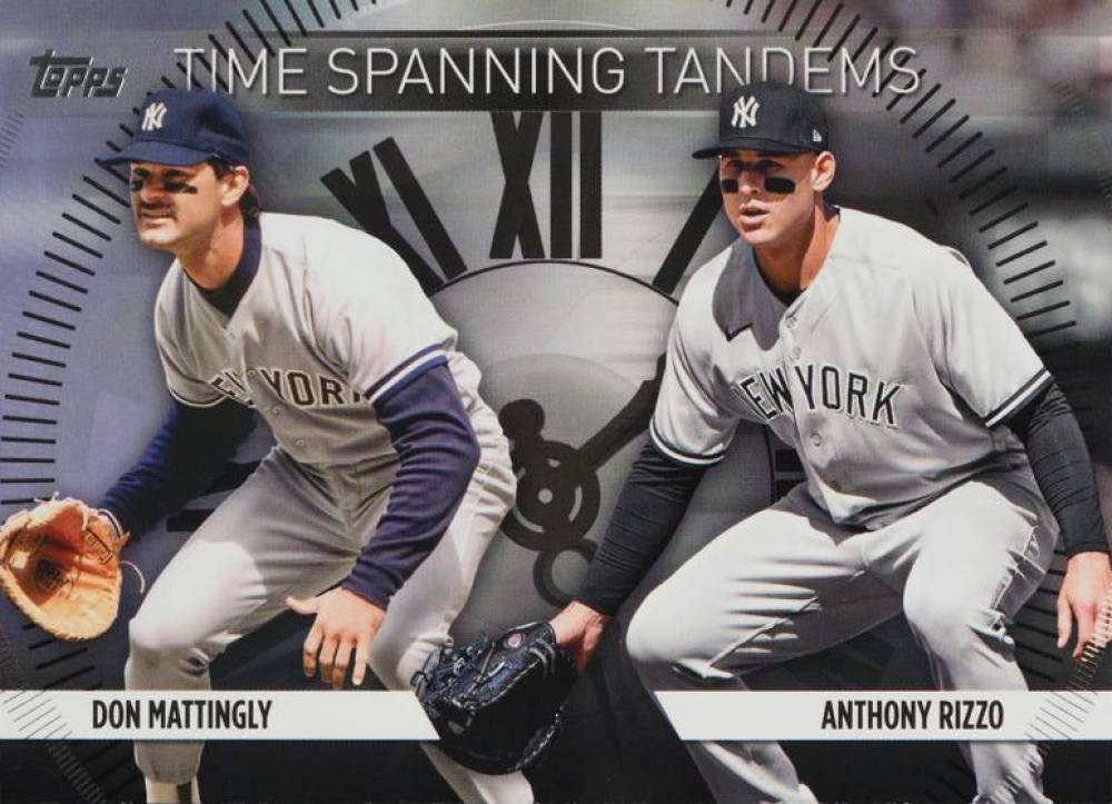 2023 Topps Update Time Spanning Tandems Anthony Rizzo/Don Mattingly #TS6 Baseball Card