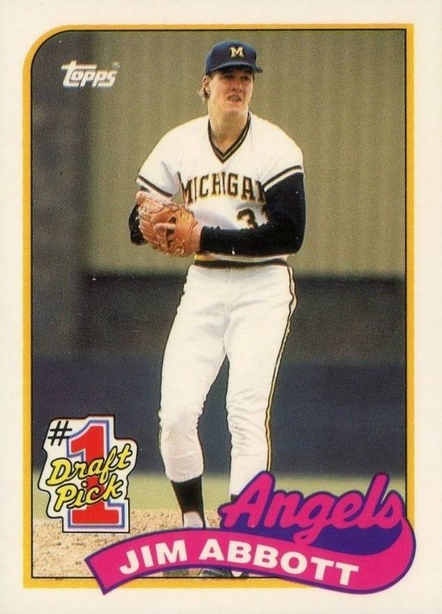 1989 Topps Tiffany Jim Abbott #573 Baseball Card
