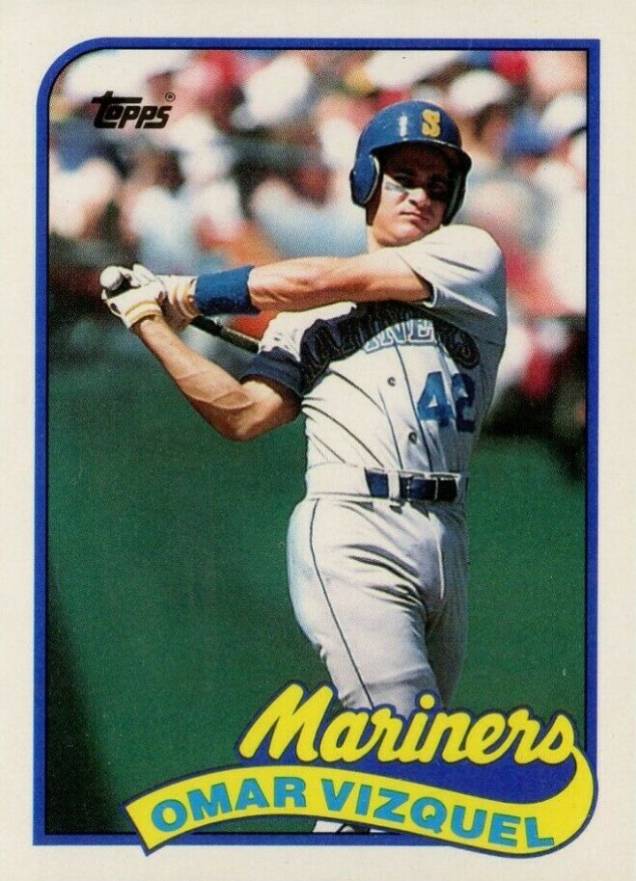 1989 Topps Traded Omar Vizquel #122T Baseball Card