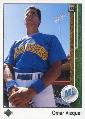 1989 Upper Deck Omar Vizquel #787 Baseball Card