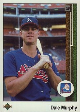 1989 Upper Deck Dale Murphy #357e Baseball Card
