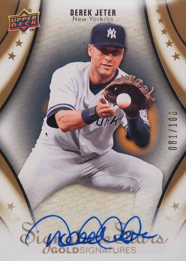 2009 Upper Deck Signature Stars Derek Jeter #37 Baseball Card
