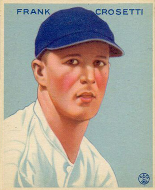 1933 Goudey Frank Crosetti #217 Baseball Card