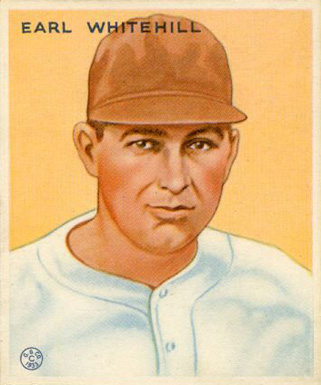 1933 Goudey Earl Whitehill #124 Baseball Card