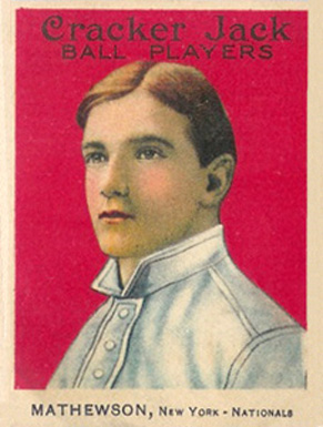 1915 Cracker Jack MATHEWSON, New York-Nationals #88 Baseball Card