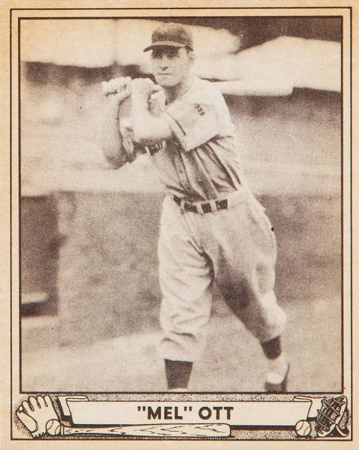 1940 Play Ball "Mel" Ott #88 Baseball Card