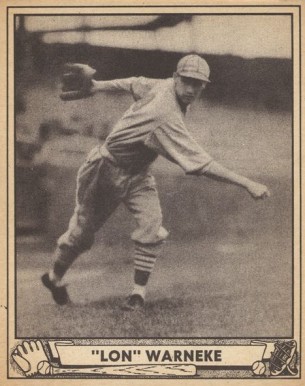 1940 Play Ball "Lon" Warneke #114 Baseball Card