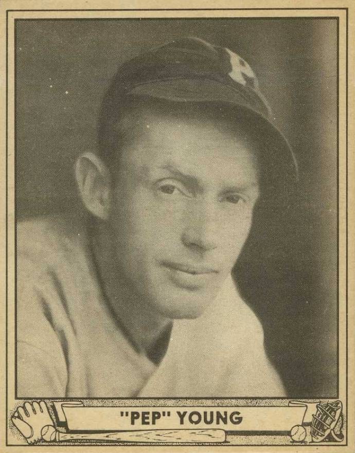 1940 Play Ball "Pep" Young #106 Baseball Card