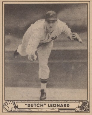 1940 Play Ball "Dutch" Leonard #23 Baseball Card