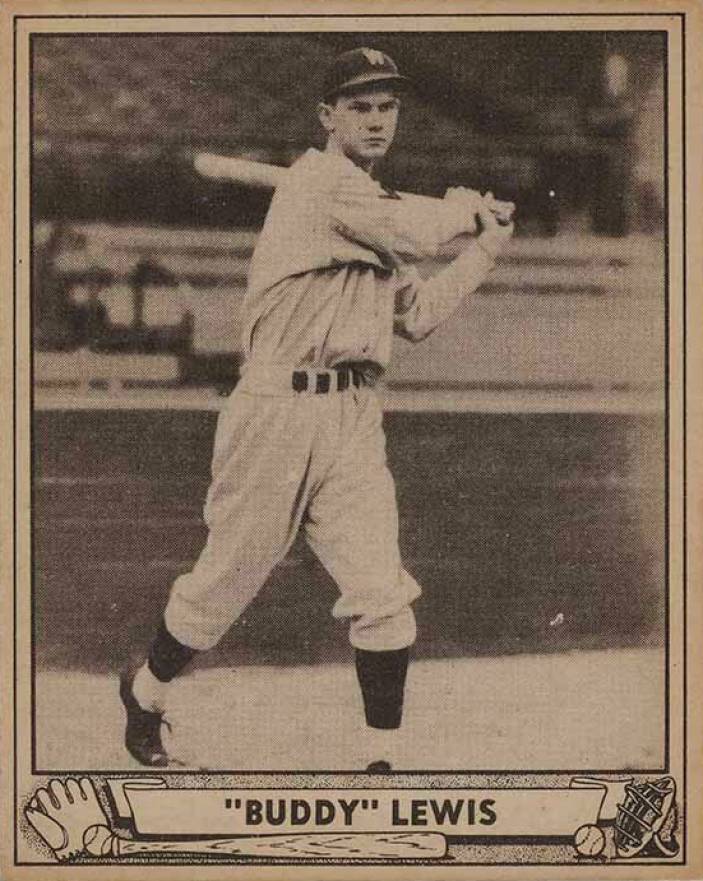 1940 Play Ball "Buddy" Lewis #20 Baseball Card