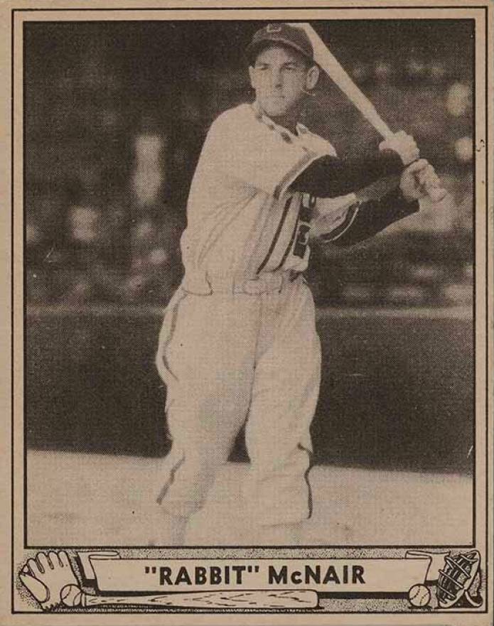1940 Play Ball "Rabbit" McNair #14 Baseball Card