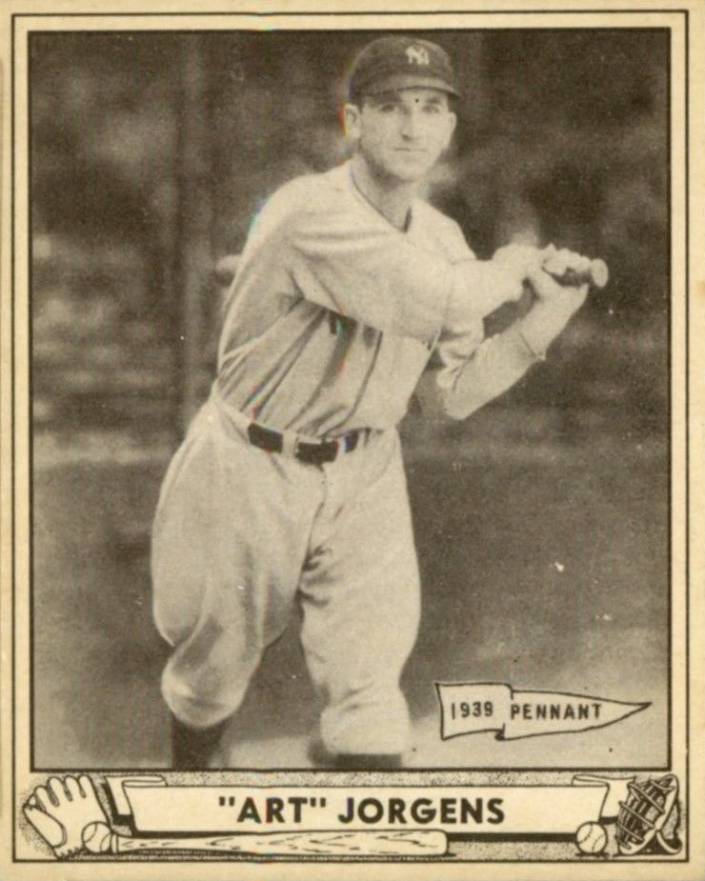 1940 Play Ball "Art" Jorgens #2 Baseball Card