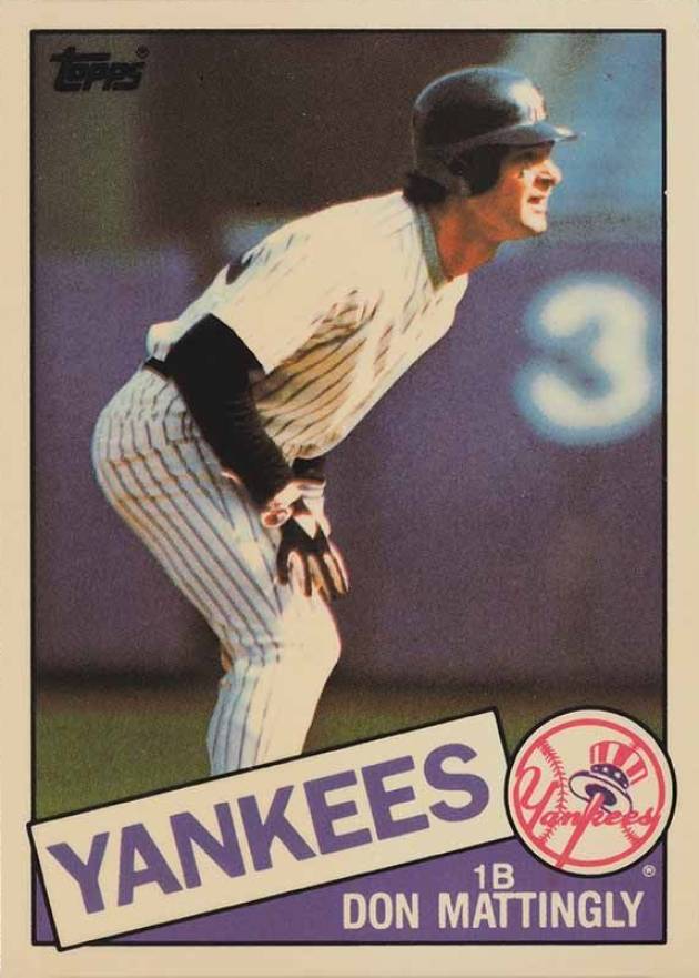 1985 Topps Tiffany Don Mattingly #665 Baseball Card