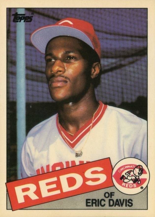 1985 Topps Tiffany Eric Davis #627 Baseball Card