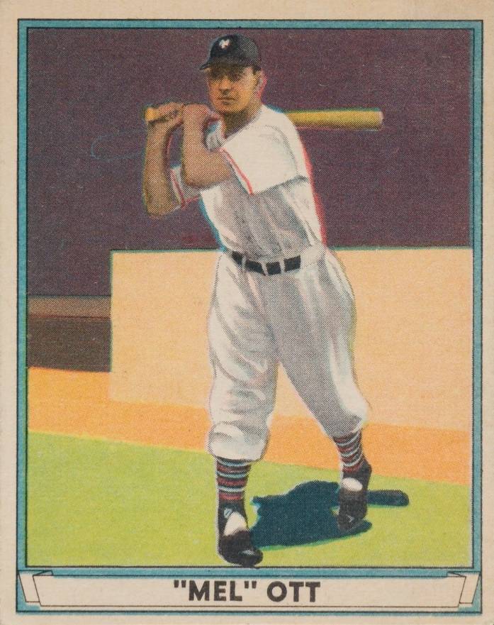 1941 Play Ball "Mel" Ott #8 Baseball Card